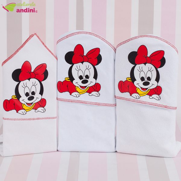 Trusou Botez Baby Minnie Mouse Red55