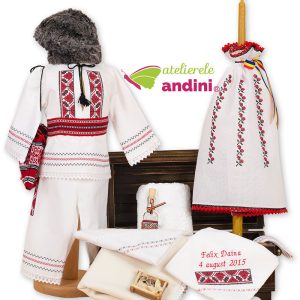 set traditional botez file din poveste 111