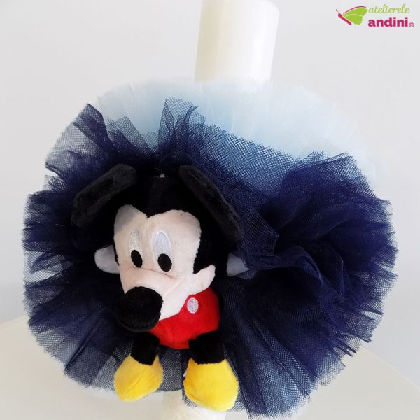 Lumanare Botez Fluffy Mickey Mouse2