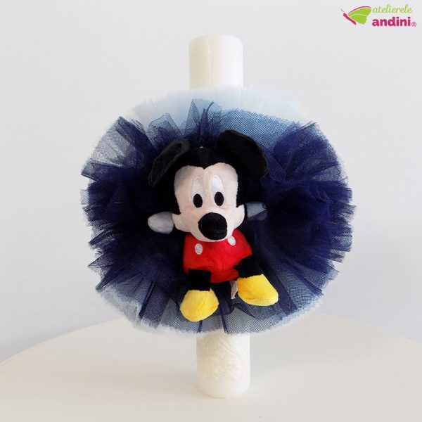 Lumanare Botez Fluffy Mickey Mouse4
