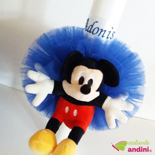 Lumanare Botez Simple Mickey Mouse1