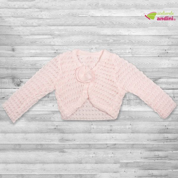 Bolero Botez Elegant Knit Pink1