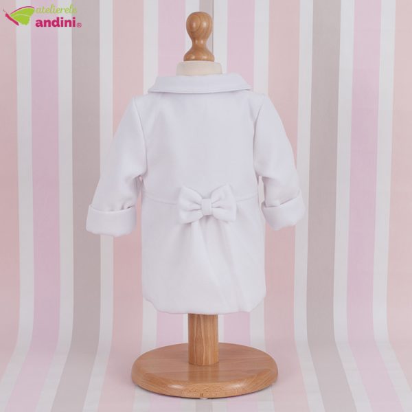 Paltonas Botez Little Bows Simple White23