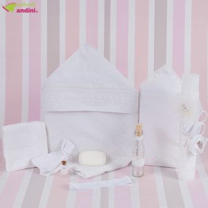 Set Traditional Botez Dantela Alba1