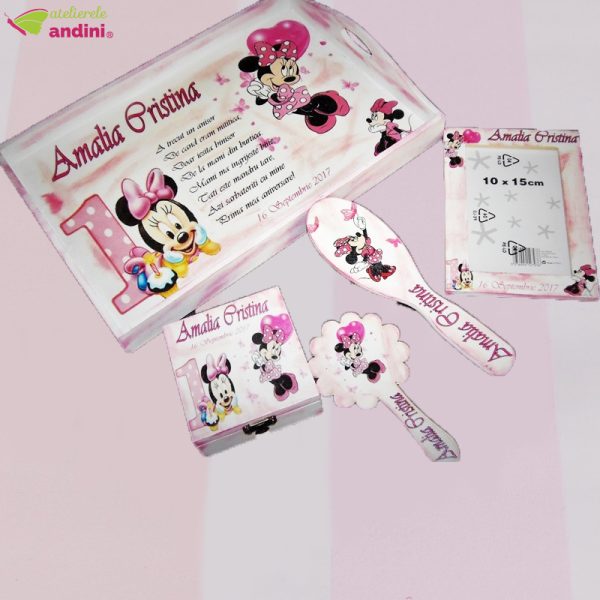 Set Mot 1 An Pink Minnie Mouse1