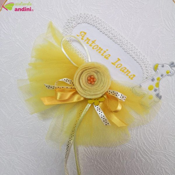 Cutie Trusou Botez Yellow Style2