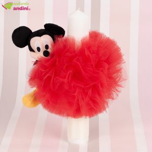 Lumanare Botez Red Mickey Mouse2