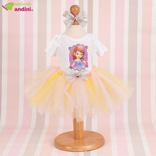 Set Rochita Tutu Princess Sofia3