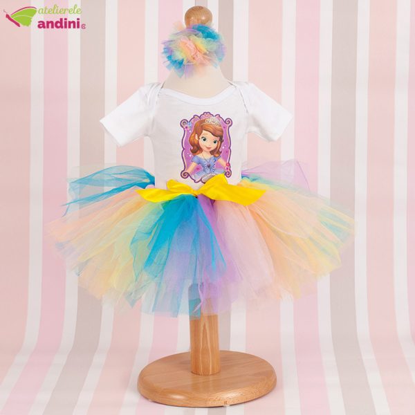 Set Rochita Tutu Princess Sofia5