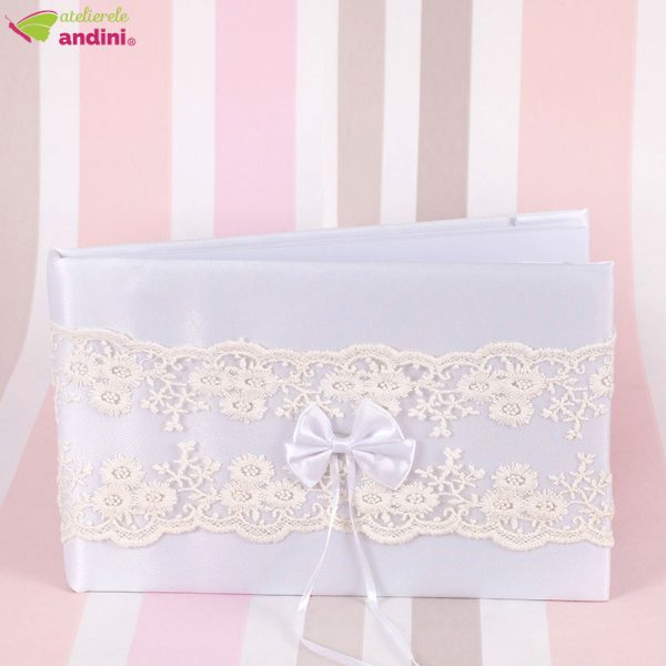 Caiet Impresii Delicate Lace Bow2