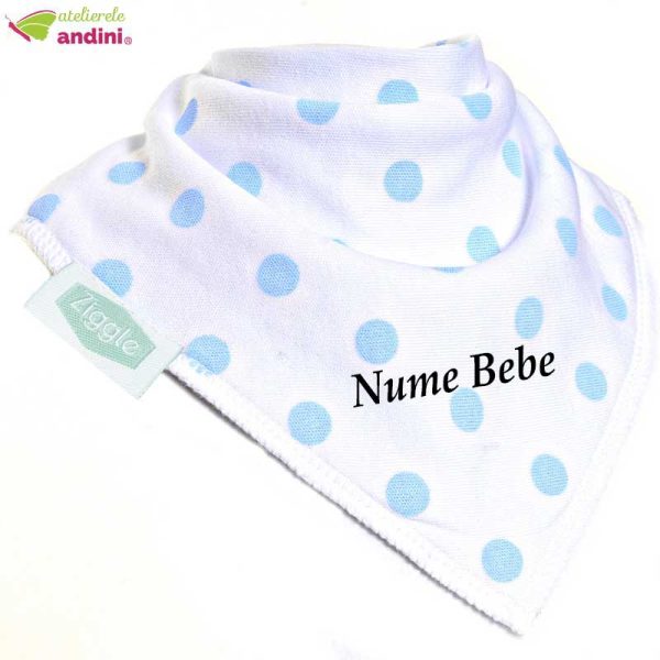 Bavetica Bebe White Blue Dots0