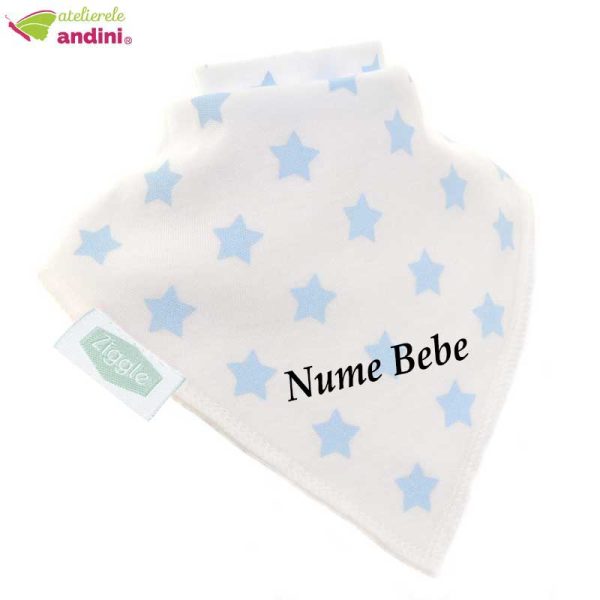 Bavetica Bebe White Blue Stars0