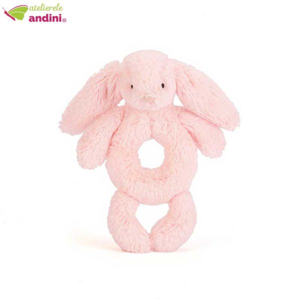 Jucarie Plus Pink Fluffy Bunny1