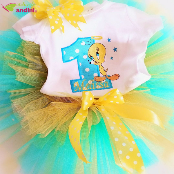 Set Rochita Tutu Pretty Tweety1