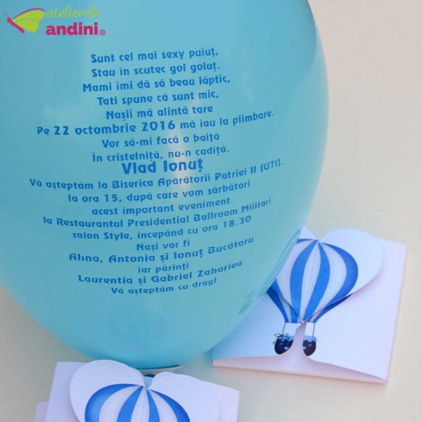 invitatii botez cutiuta cu balon personalizat1