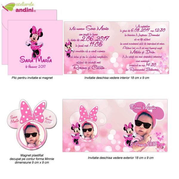 invitatii botez marturie magnet 2in130