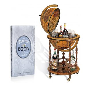 minibar din lemn glob pamantesc around the world trbar808 1