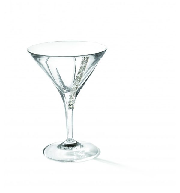 set de 6 pahare pentru martini cu cristale made by chinelli italy cli189 1