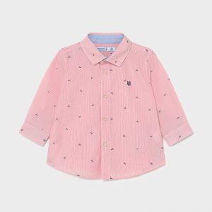 camasa baieti gentleman pink 2