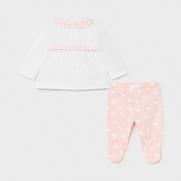 set bluza pantaloni fetite cute hearts2