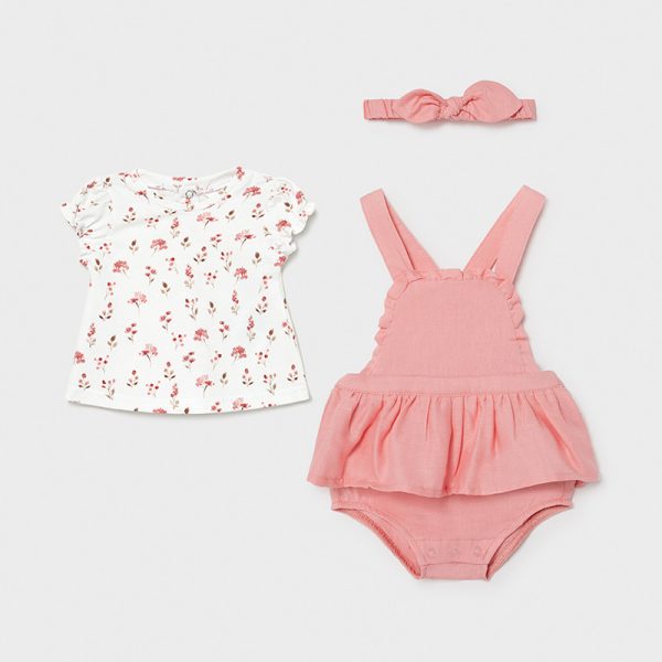 set salopeta pink little flowers4