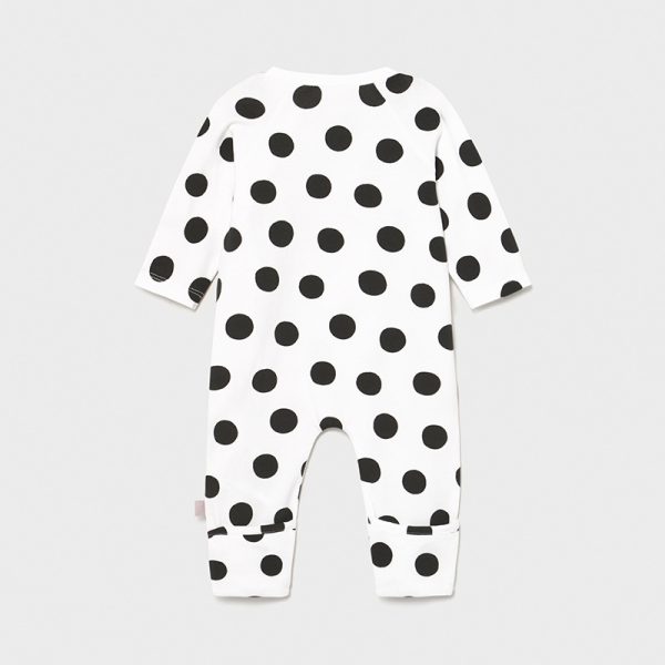 pijama fetita black dots kitty 1