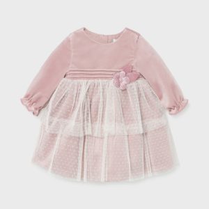 rochie ceremonie combinata nou nascut fata id 11 02818 085 L 4