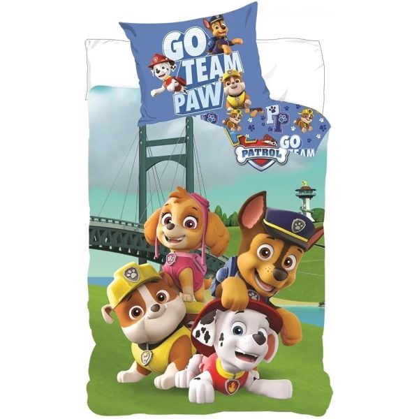 6702 5191148 4 Set lenjerie pat copii Paw Patrol Go Team 100x135   40x60 SunCity BRM001015 B3406702