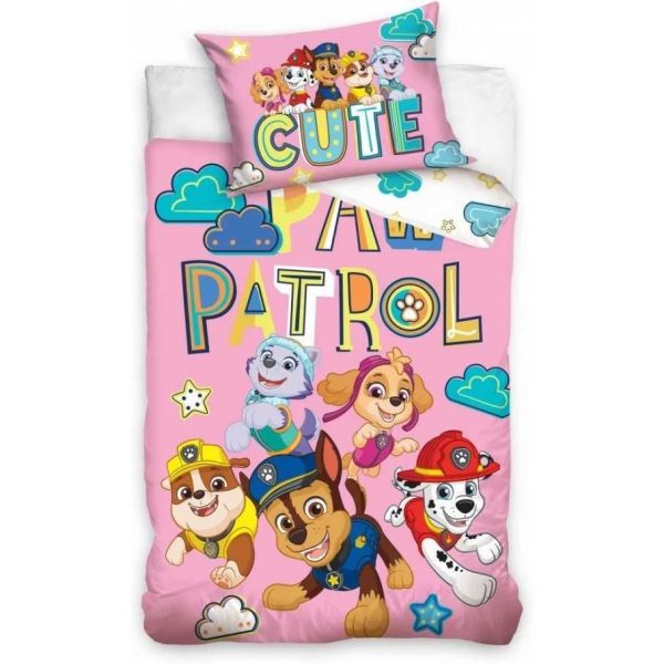 6738 5194833 12 Set lenjerie pat copii Paw Patrol Cute 100x135   40x60 SunCity CBX203006PAW B3406738