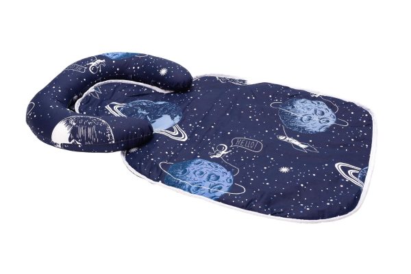 paturica impermeabila cu tetiera detasabila somnart model cosmos