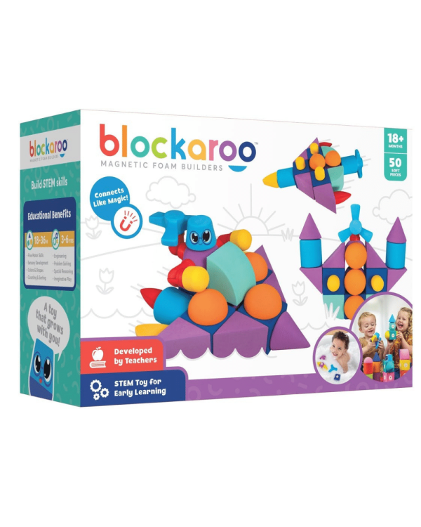 jucarii magnetice robot blockaroo 3