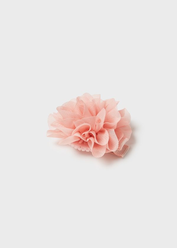Set Diadema cu Agrafa Pink Rose - Mărime Universală _2