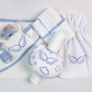Set Lumânare +Trusou Complet Blue Angel Wings