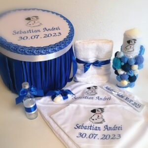 Set Lumânare + Trusou Botez complet 101 Dalmatieni