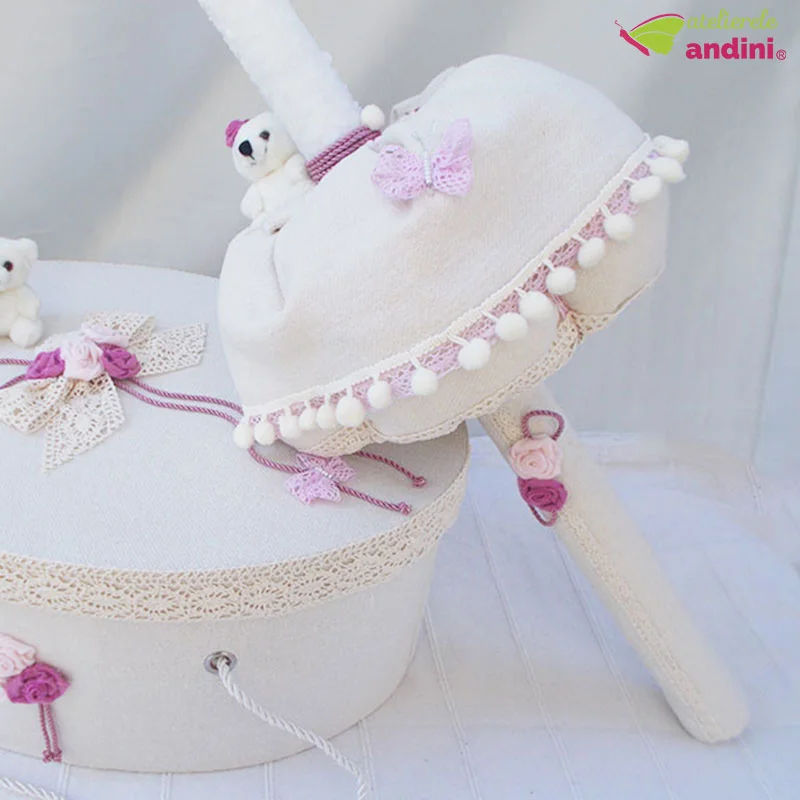 Lumanare Botez Lady Bear1