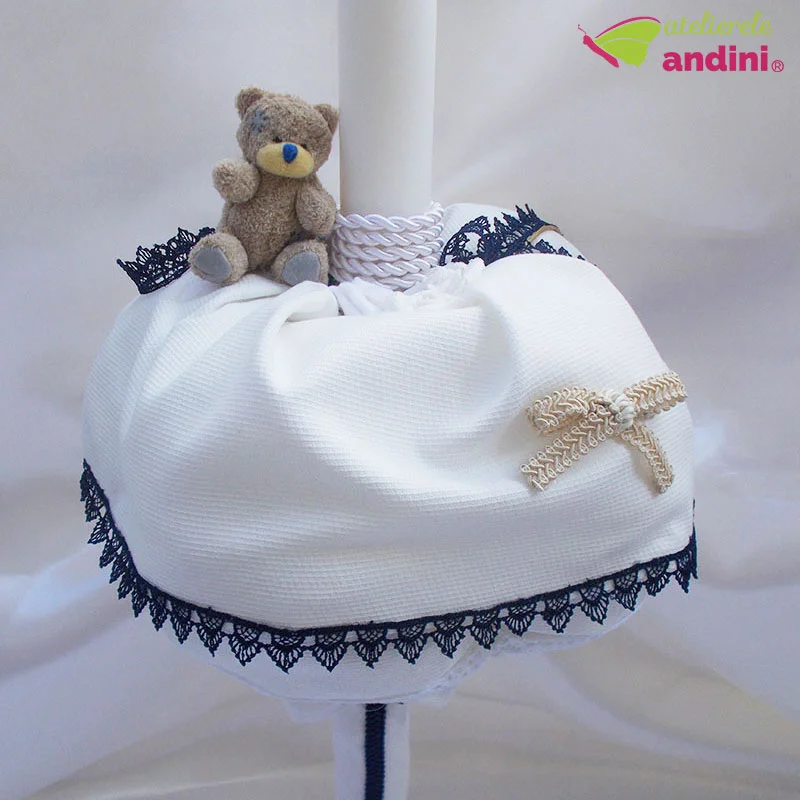 Lumanare Botez Misterious Bear1