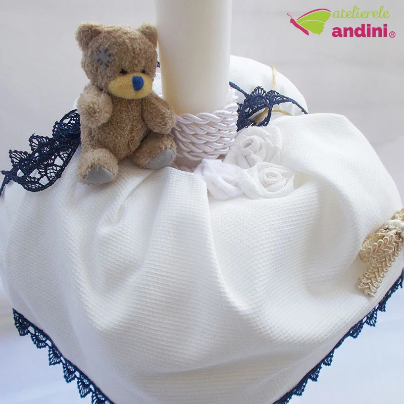 Lumanare Botez Misterious Bear2