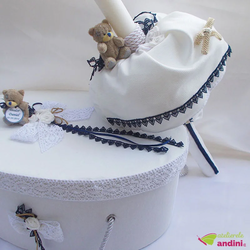 Lumanare Botez Misterious Bear8