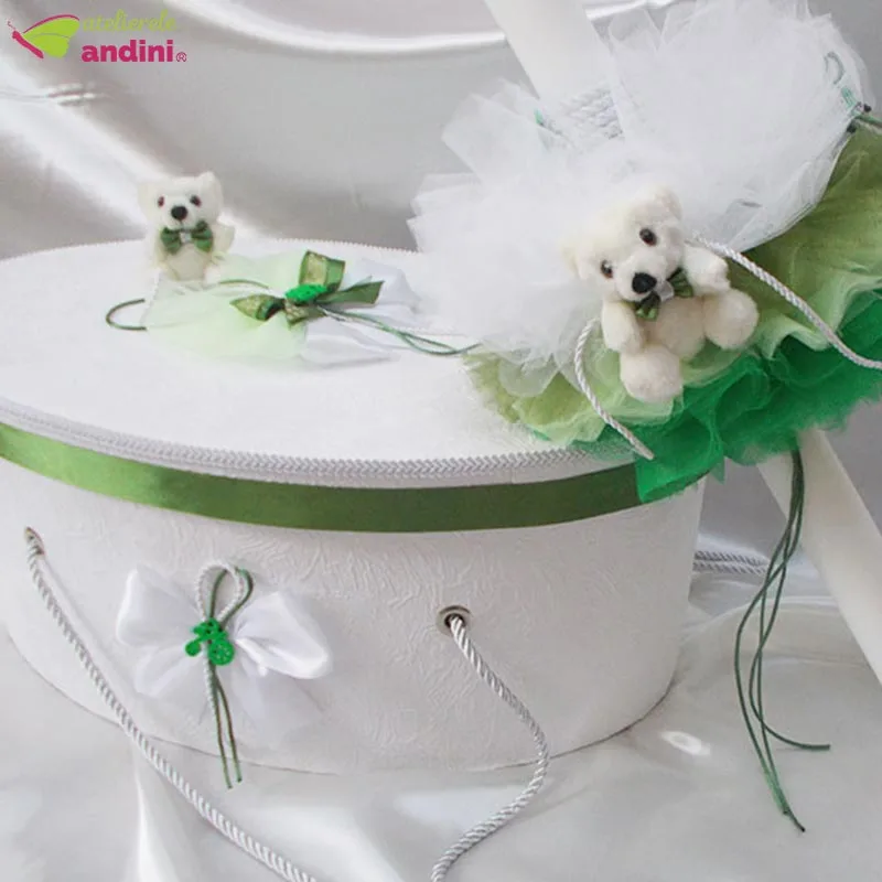 Lumanare Botez Green Baby Bear 019 Lumanare Botez Green Baby Bear 019