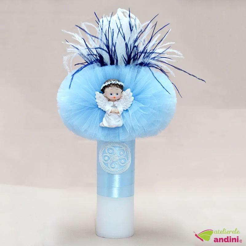 Lumanare Botez Pretty Blue1