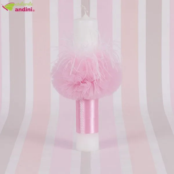 Lumanare Botez Pretty Pink77