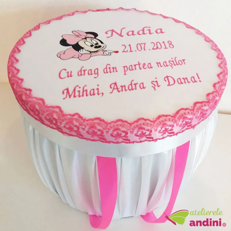 Cutie Trusou Botez Minnie Roz1 Cutie Trusou Botez Minnie Roz1