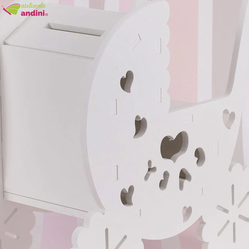 Cutie Dar Botez Carucior Lemn33 Cutie Dar Botez Carucior Lemn33