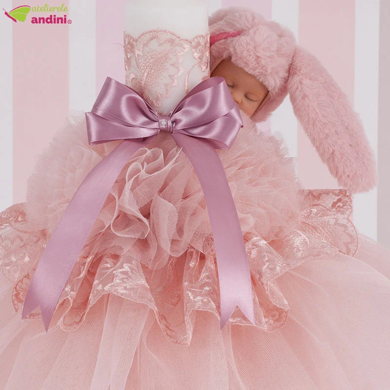 Lumanare Botez Pink Little Bunny6