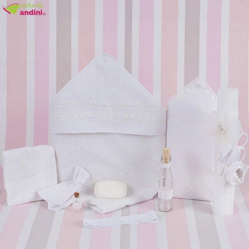 Set Traditional Botez Dantela Alba1 Set Traditional Botez Dantela Alba1