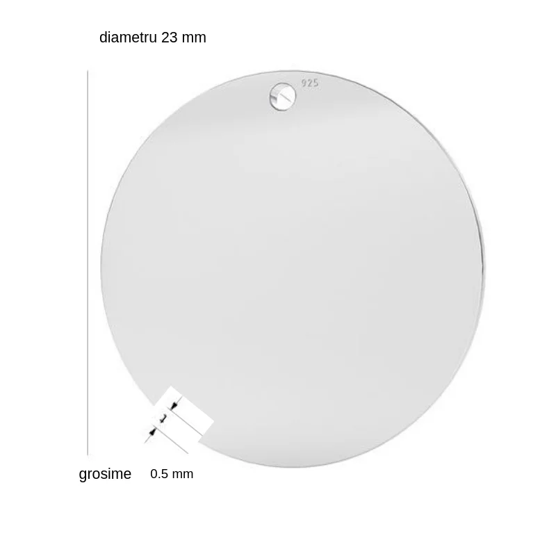 banut argint grosime 0.5 mm banut argint grosime 0.5 mm