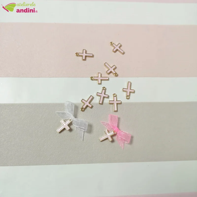 Cruciulite Botez Gold and Pink2