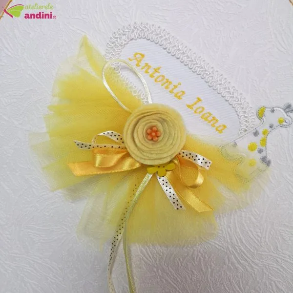 Cutie Trusou Botez Yellow Style2