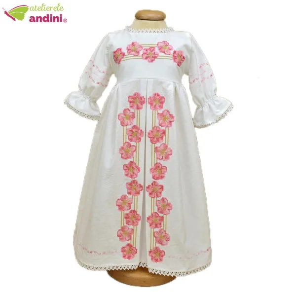 Rochie Traditionala Botez Regina Florilor1
