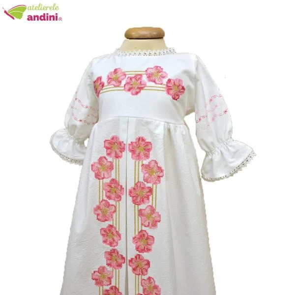 Rochie Traditionala Botez Regina Florilor2
